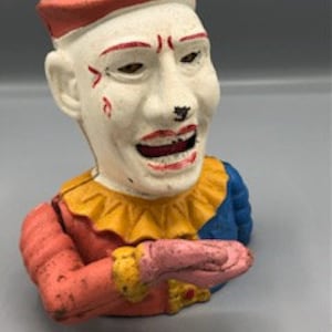 Humpty Dumpty bank cast iron