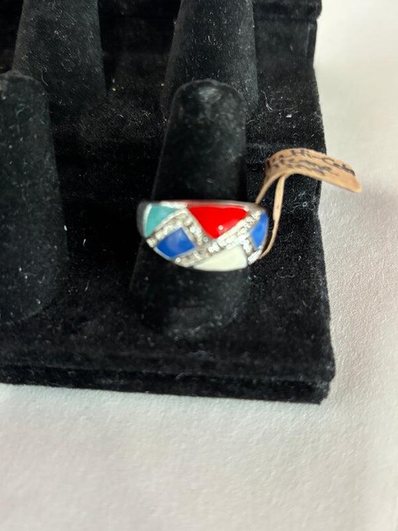 Multi color Costume ring - image 1