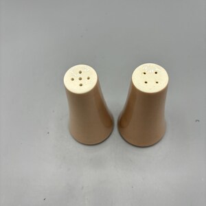 Vintage ceramic rose salt & pepper