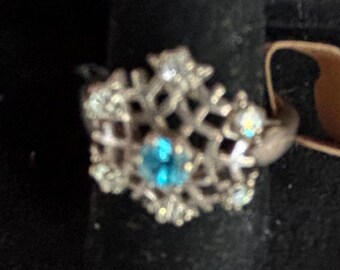 Cristallo di topazio blu Sterling