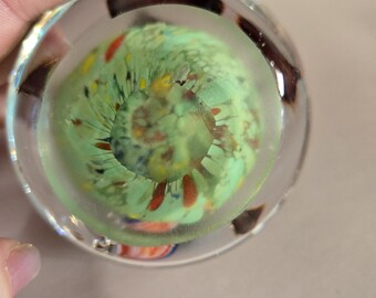 手吹きガラス製フラワーペーパーウェイト - Etsy 日本