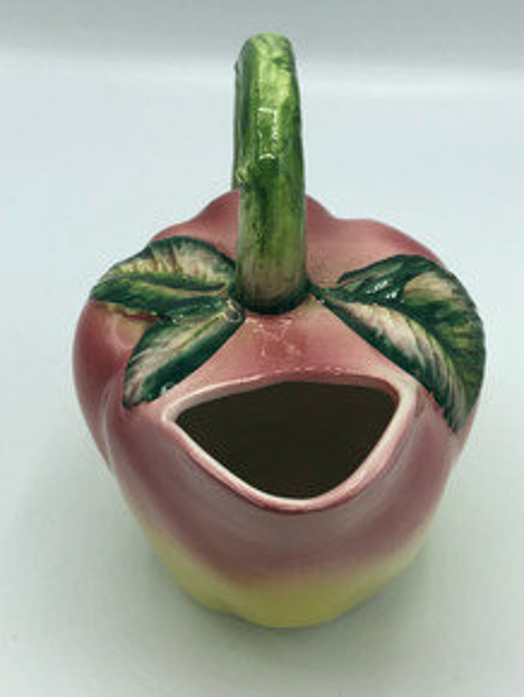 Italian Pottery Apple Pitcher - Etsy