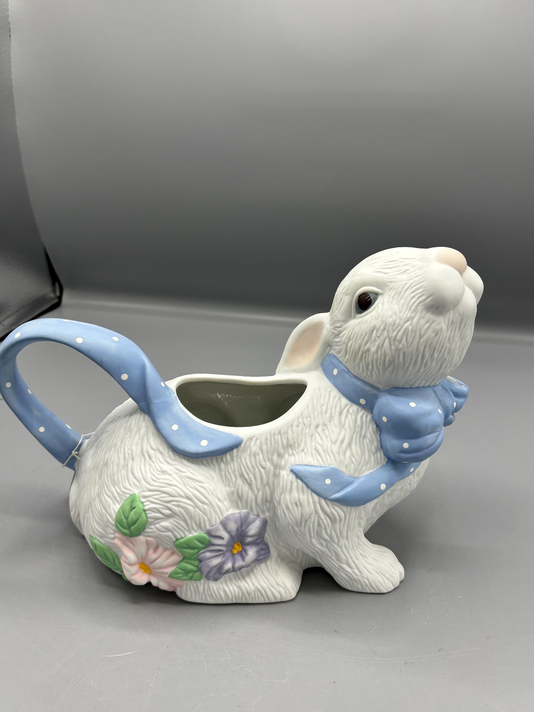 Fitz Floyd Rabbit Pitcher - Etsy