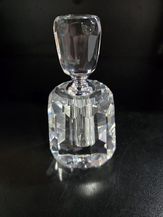 Clear Perfume Crystal Bottle