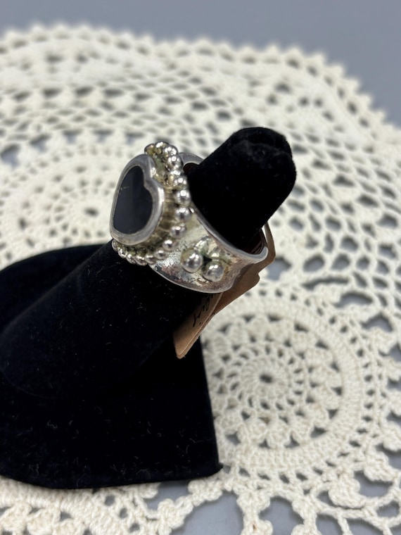 Sterling Brighton Heart ring - image 3