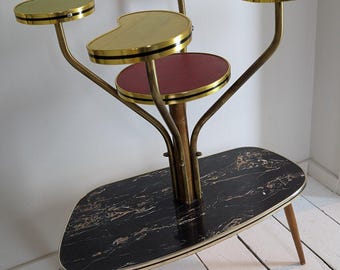 Soporte/mesa para plantas de diseño alemán vintage