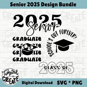 Class of 2025 SVG, Senior 2025 SVG, Graduation SVG