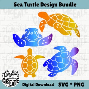 Sea Turtle SVG PNG, turtle SVG, cut file for crafters