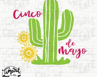 Cinco De Mayo SVG, Cactus SVG