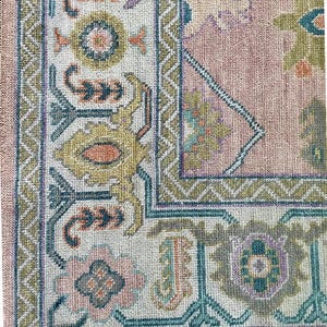Texas Modern Turkish Oushak 100% Wool natural dying Area Rug Living Room, Bed Room, Any Room Quick Ship 5x8, 6x9, 8x10, 9x12, 10x14, 12x15, image 5