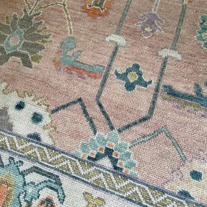 Texas Modern Turkish Oushak 100% Wool natural dying Area Rug Living Room, Bed Room, Any Room Quick Ship 5x8, 6x9, 8x10, 9x12, 10x14, 12x15, image 6