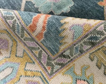 Miami Vintage Modern Oushak 100% Wool  Area Rug Living Room, Bed Room, Any Room 5x8, 6x9,  8x10 ,9x12, 10x14, 12x15, Quick Ship