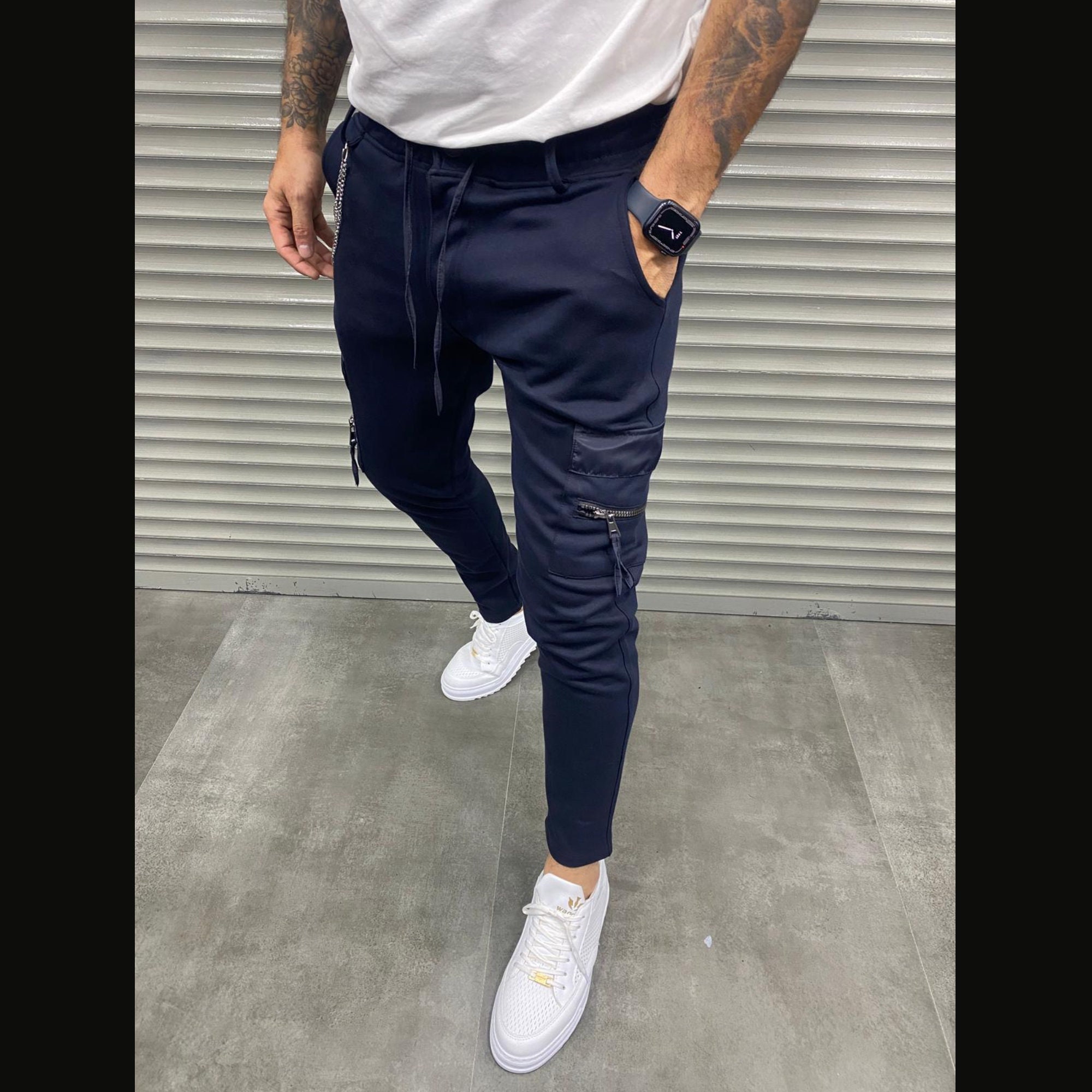 Jogger Pants  Material COTTON Material Polyester Decoration Pockets  Thickness Midweight Fabric  Mens pants casual Mens sweatpants Mens joggers  sweatpants
