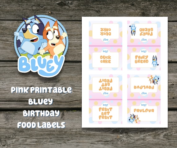 28 ideas de Bluey  kits imprimibles para cumpleaños, fiesta de