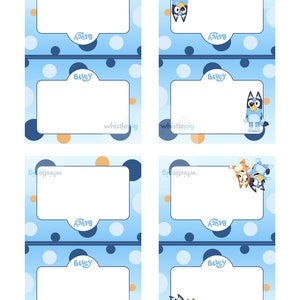 Complete Printable Editable Bluey Birthday Party Decoration and Game ...