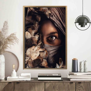 Woman Art, Woman Glass Wall Art, Half Woman Flower Photo Canvas Print, Modern Glass Wall Decor, Personalized Teacher Gift Glass Printing,