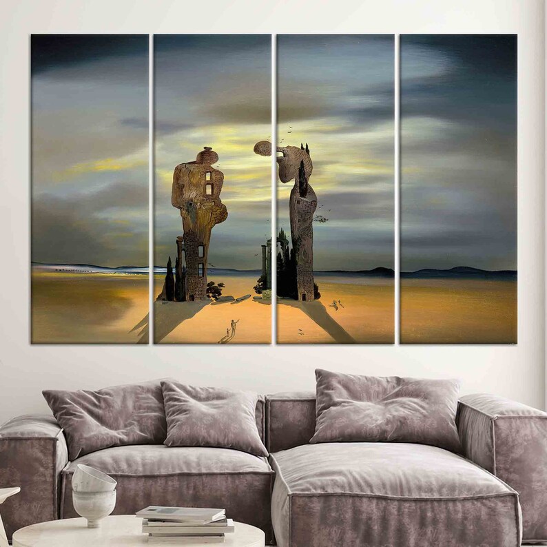 Millet's Angelus Canvas Art Print: Archeological Reminiscence Wall ...