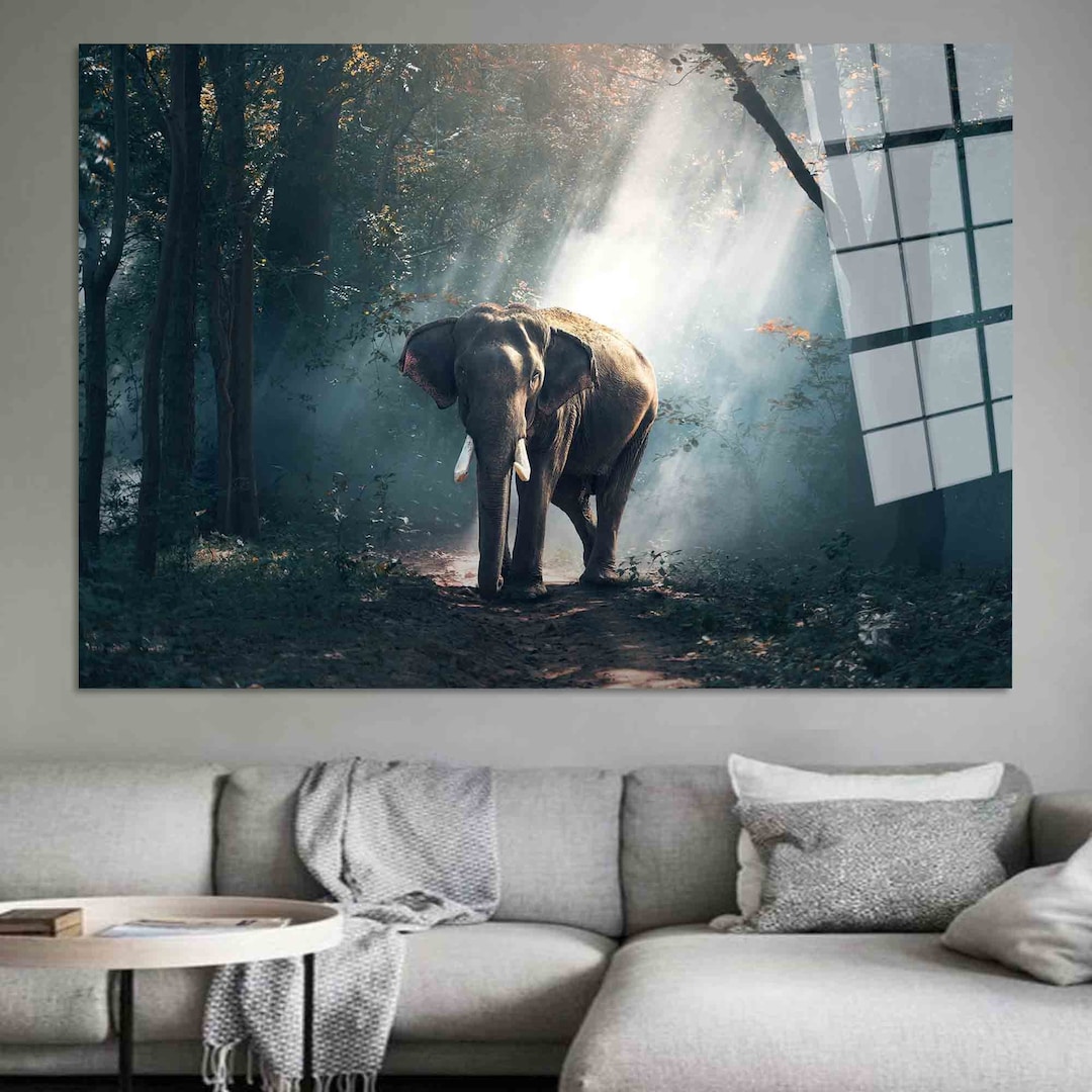 Wild Animal, Wall Hangings, Elephant Wall Art, Loft Wall Decor