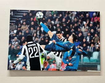 Cristiano Ronaldo Canvas Art: Personalized Football Poster, Home Decor