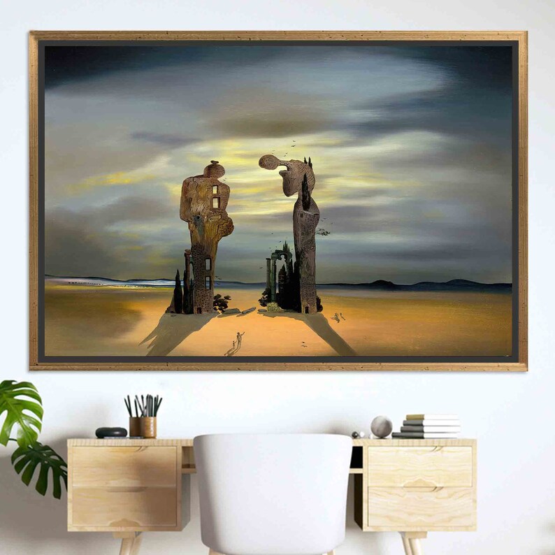 Millet's Angelus Canvas Art Print: Archeological Reminiscence Wall ...