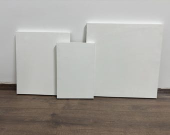 Blank Cotton Canvas: Kids DIY Painting, Ready to Hang