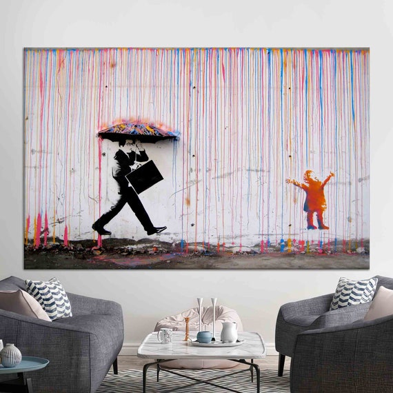 Banksy Framed Wal Art poster Prints home Office decor — Modern Memory  Design Picture frames