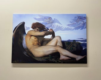 Fallen Angel Canvas Art: Alexandre Cabanel Painting, Home Decor