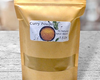 Curry Powder 1.5 lbs Bulk Size All Natural Spice Blend~ Mild