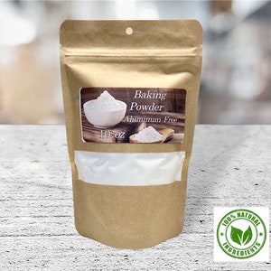 All Natural Double Acting Baking Powder ~Aluminum Free~ 10.oz