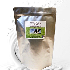 Powdered Whole Milk - 5 lb Bulk Size - Dry Milk Powder - Dried for Emergency L