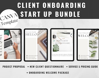 Client Onboarding Template: Virtual Assistant Starter Kit (Canva)