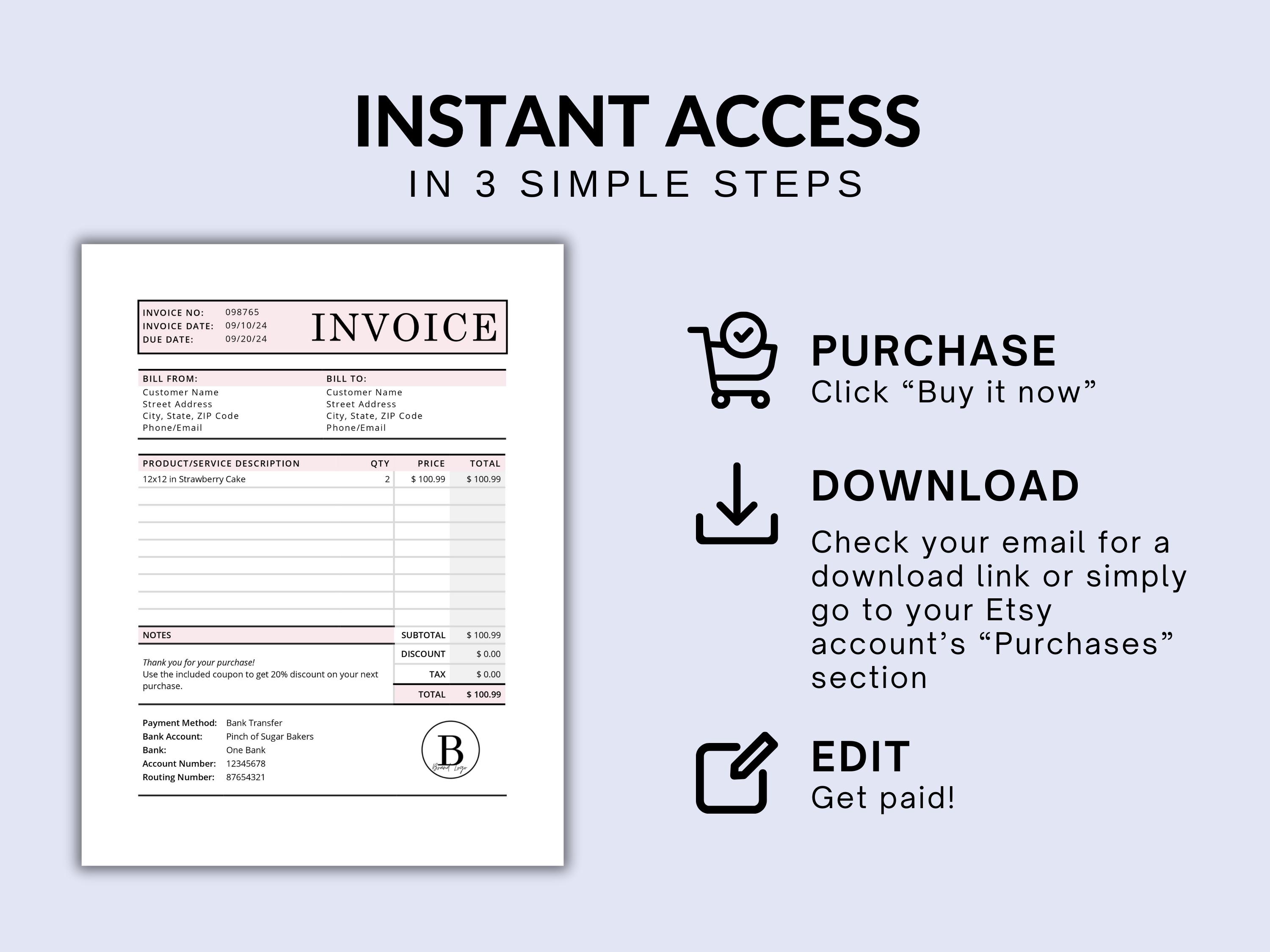Create Order Invoice PDF