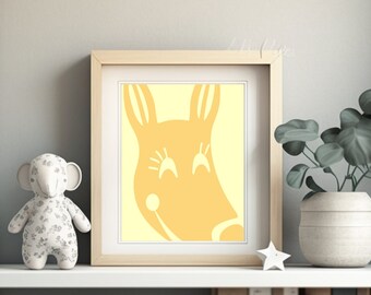 Nursery Print, Children Wall Art, Cute Animal Wall Print, Baby Animal Print, Animal nursery prints, Print For Nursery, Nursery Decor