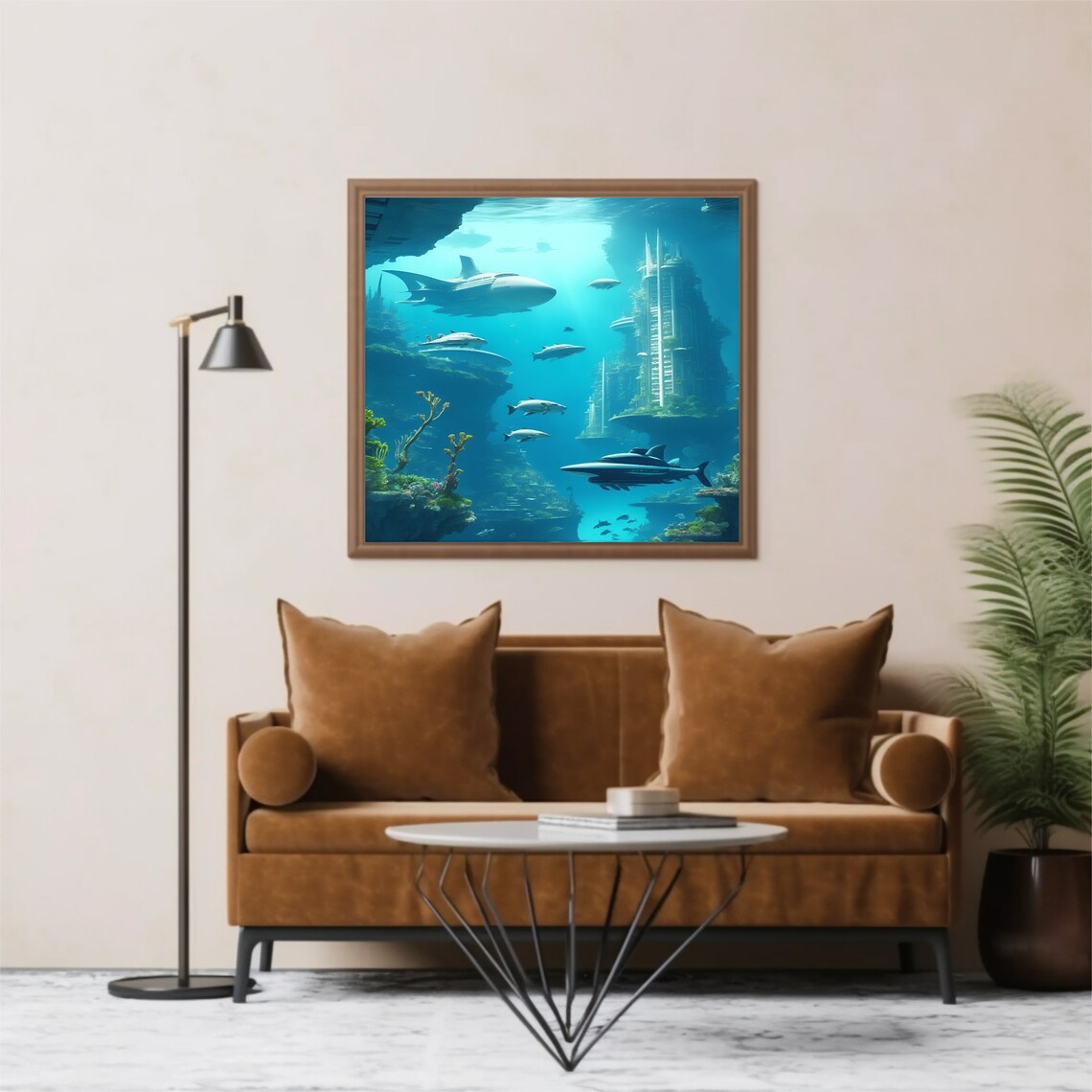 Sea Life Wall Art Underwater Art Print Ocean Sea Wall Print Underwater ...