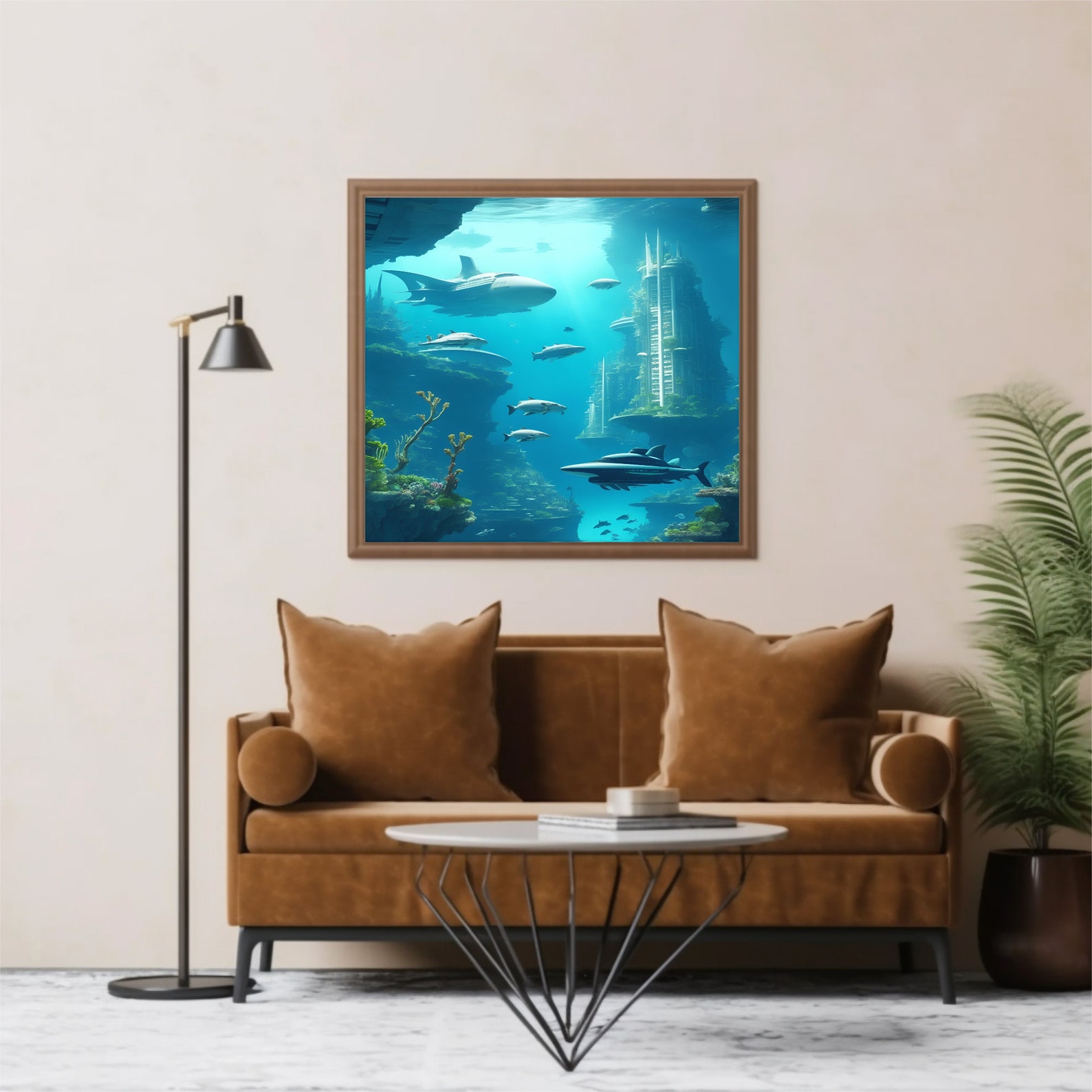 Sea Life Wall Art Underwater Art Print Ocean Sea Wall Print Underwater ...