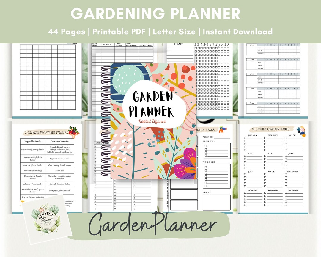 Printable Garden Planner Bundle Seed Inventory Plant Profile - Etsy