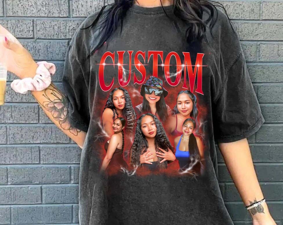 Custom Bootleg Rap Tee - Create Your Own Vintage Graphic 90s Shirt