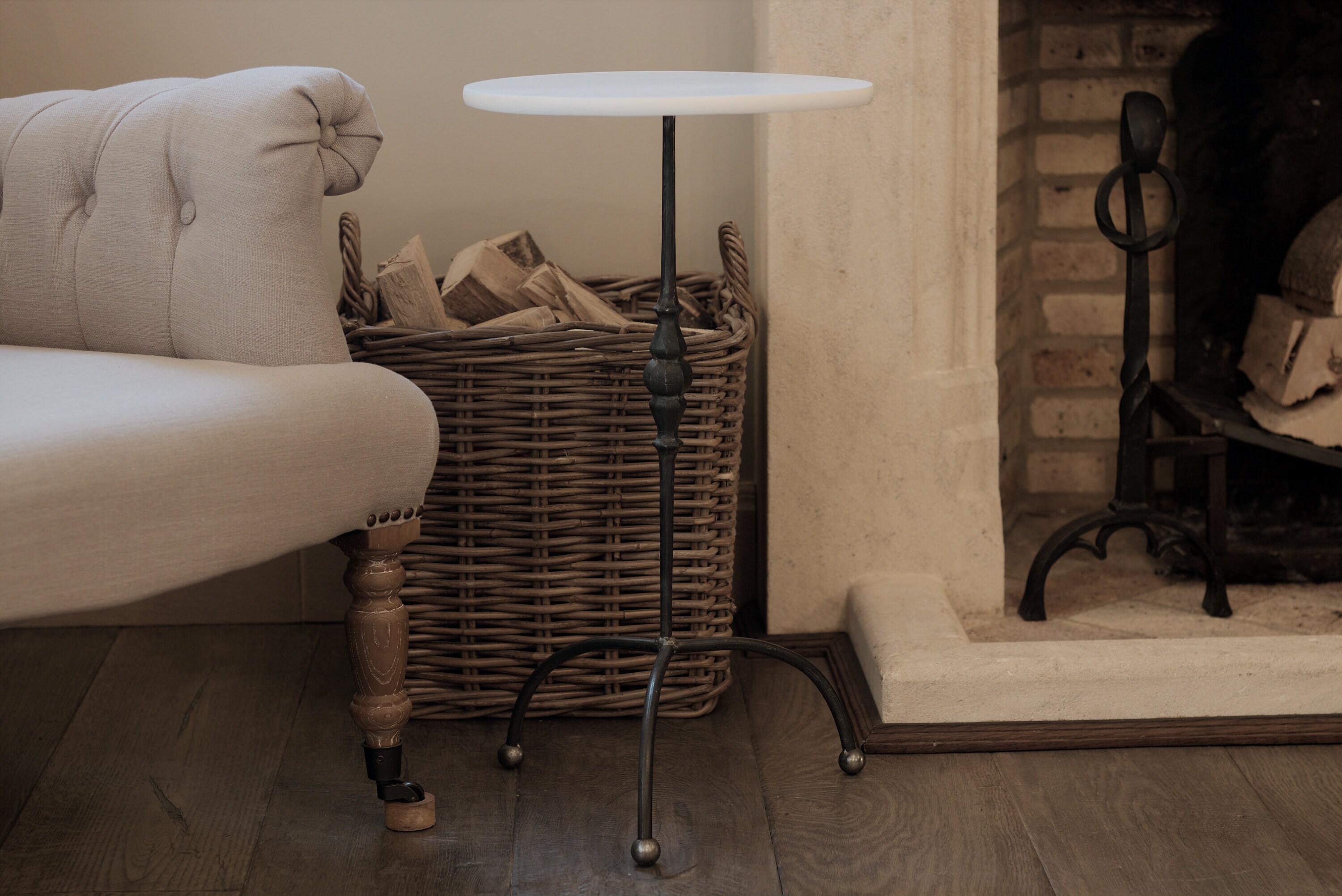 Martini Table Small Side Table, Coffee Table, Drinks Table, End Table, Side Table, Small