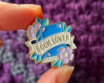 Book Lover Badge (Bookish Pin)