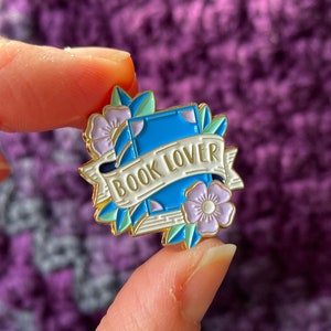 Book Lover Badge (Bookish Pin)