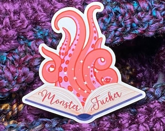 Monster Lover Bookish Sticker