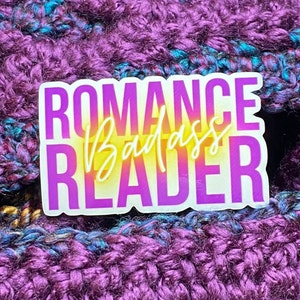 Badass Romance Reader Bookish Sticker