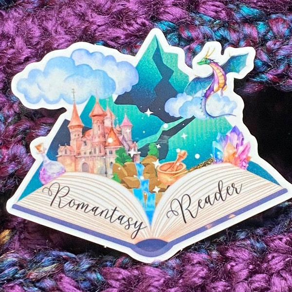 Livre Romantasy Reader (romance fantastique) Sticker