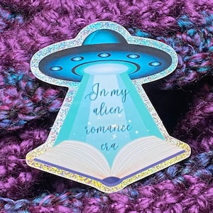 Alien Romance Era Bookish Glitter Sticker