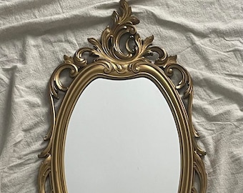 Syroco Mirror | Made in 1945 | Gold Frame Vintage Mirror | The Clove Collection