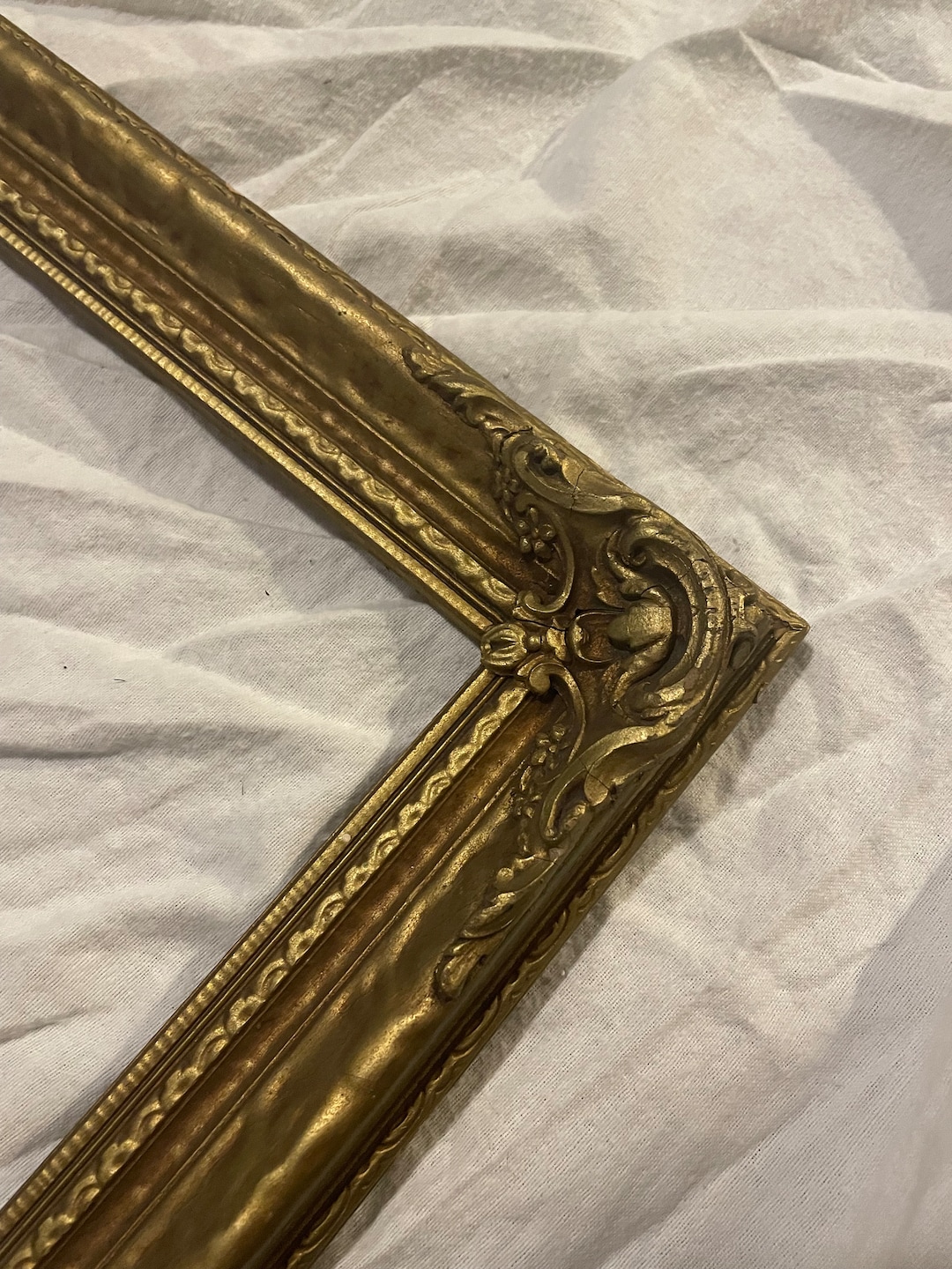 Large Vintage Gold Frame Etsy