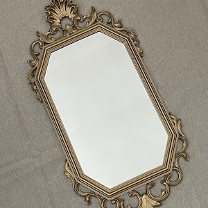 Vintage Syroco Mirror | Gold Frame Mid Century Mirror