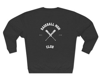 Baseball Mom Club Sweatshirt, baseball, fall ball, game day, crewneck sweatshirt, baseball mama, gifts for her