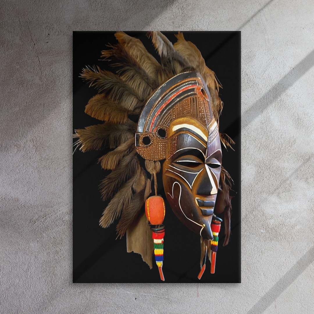 Masque africain (24879) - Masque décoratif africain Senoufo