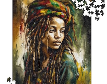 グランドセール Rasta Beautiful Girl Hair Natural Pcs, 520 Puzzle, Jigsaw 洋楽